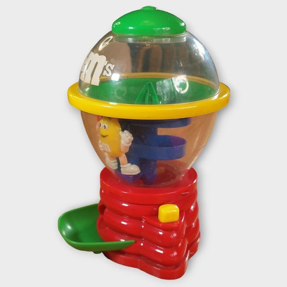 M&M's Collectible Fun Machine Spinning Candy Dispenser Red & Yellow M&Ms - Picture 3 of 8